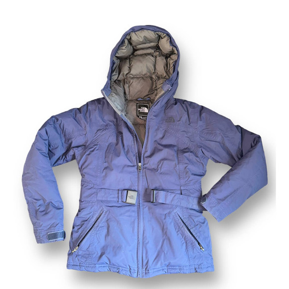 The North Face Women's Goose Down‎ Belted Hood Jacket Size: Small - Picture 1 of 3